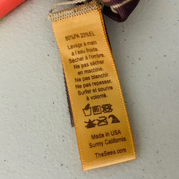 Seea Capitola Reversible Swim Bikini Top Size Small - Picture 15 of 15